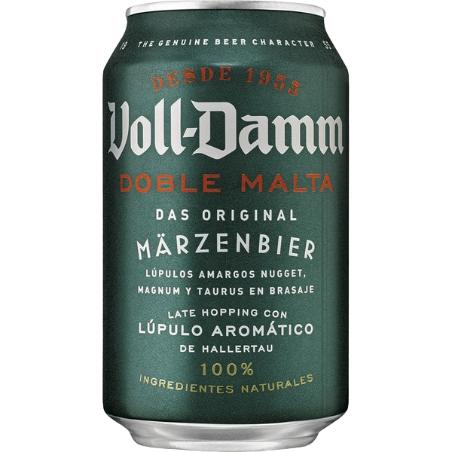 CERVEZA VOLL-DAMM DOBLE MALTA LATA 33 CL