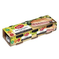 PATE APIS INTENSO 80GR  PACK-3 UD
