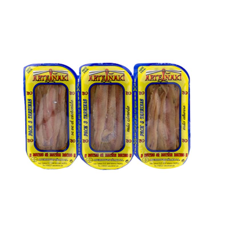 ANCHOA A/OLIVA ARTEIÑAKI TRIPACK 120 GR