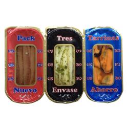 BOQUERON+ANCHOA+MEJILLON ARTEIÑAKI TRIPACK 114GR