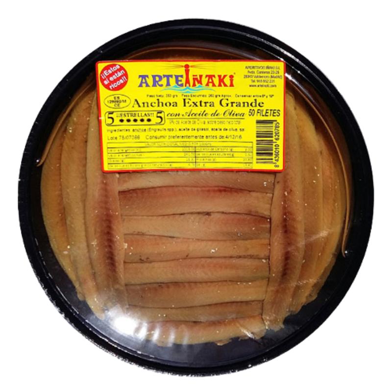 ANCHOA LOMO EXTRA GRANDE ARTEIÑAKI 50 FILETES
