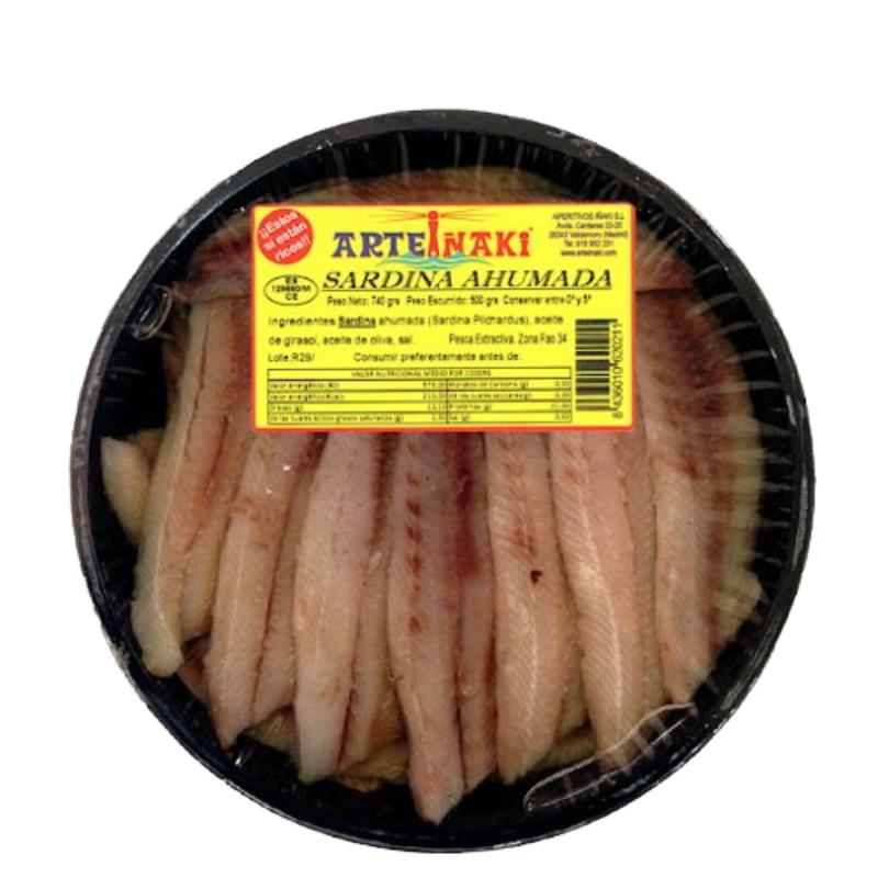 SARDINAS AHUMADAS A/GIR ARTEIÑAKI PESO ESC. 500GR