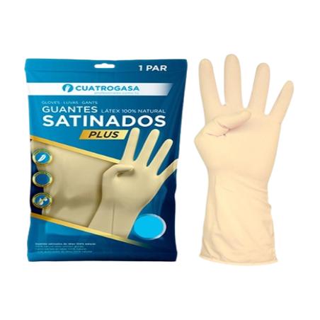 GUANTES SATINADO SIGAL/4 GASAS TALLA PEQUEÑA