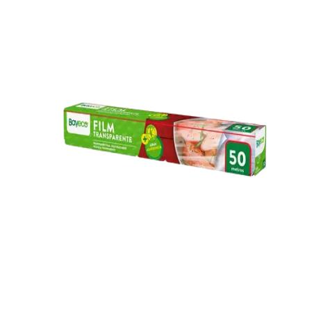 FILM TRANSPARENTE DOMESTICO BAYECO 50 METROS