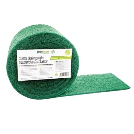 ESTROPAJO VERDE BAYECO  ROLLO 6 METROS UD.