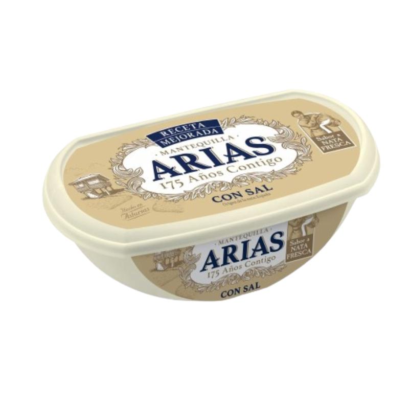 MANTEQUILLA ARIAS CON SAL T/235 GR