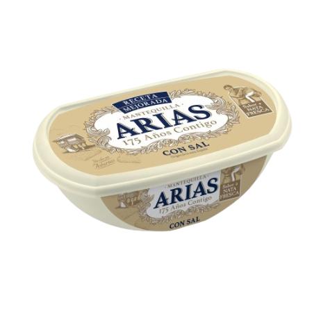 MANTEQUILLA ARIAS CON SAL T/235 GR