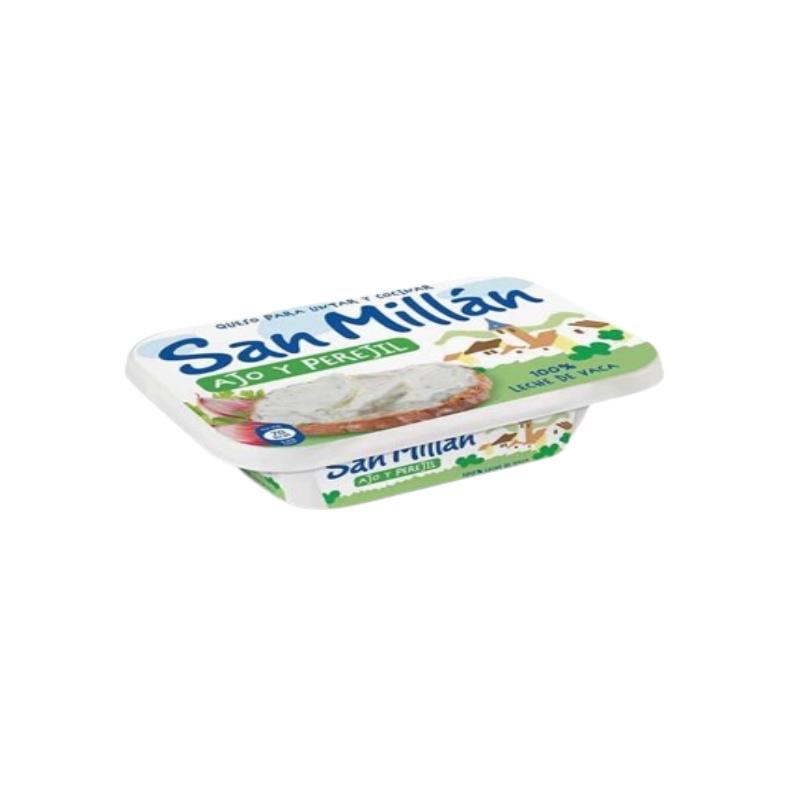 QUESO SAN MILLAN AJO Y PEREJIL T/200 GR
