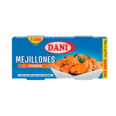 MEJILLON ESCABECHE DANI  PACK-2UD X 106 GR