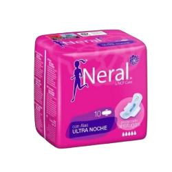 COMPRESA NERAL ULTRA ALAS NOCHE B/10 UD