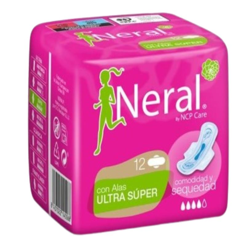 COMPRESA NERAL SUPER ULTRA ALAS B/12 UD