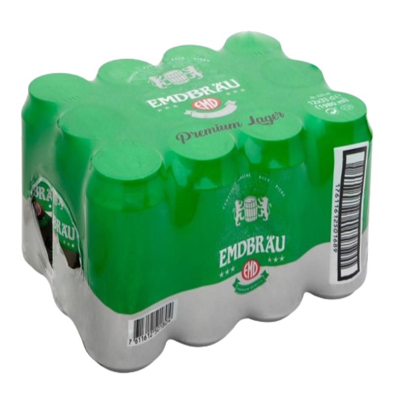 CERVEZA EMDBRAU LATA 33 CL CAJA/12UD
