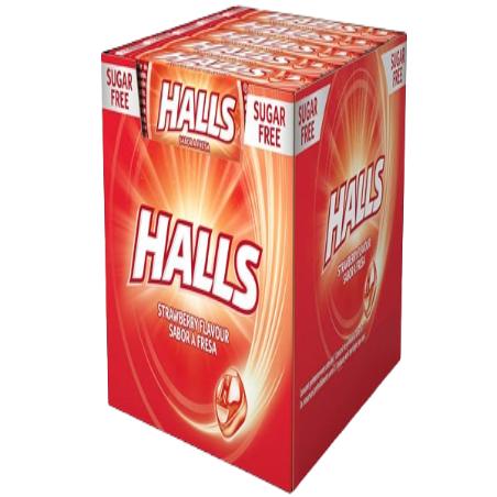 CARAMELOS HALLS FRESA 32 GR