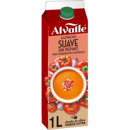 GAZPACHO ALVALLE SUAVE SIN PEPINO BRICK 1L