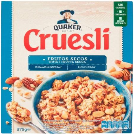 CEREALES CRUESLI FRUTOS SECOS P/375 GR