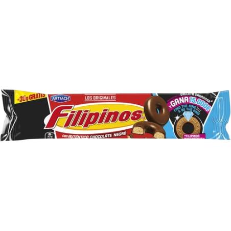 GALLETAS ART/FILIPINOS CHOC/NEGROP/128GR