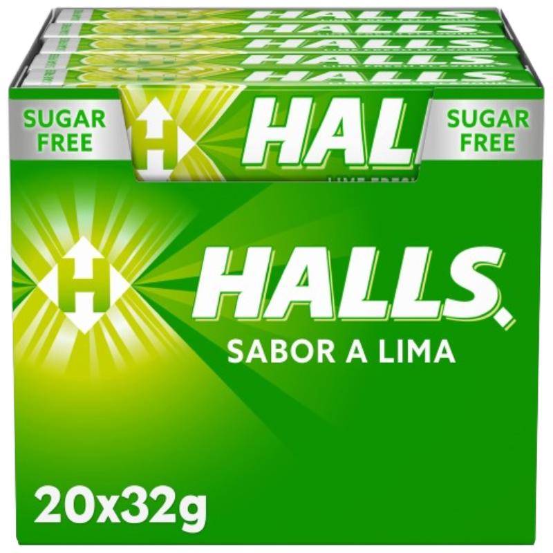 CARAMELOS HALLS SABOR LIMA 32GR