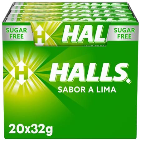 CARAMELOS HALLS SABOR LIMA 32GR
