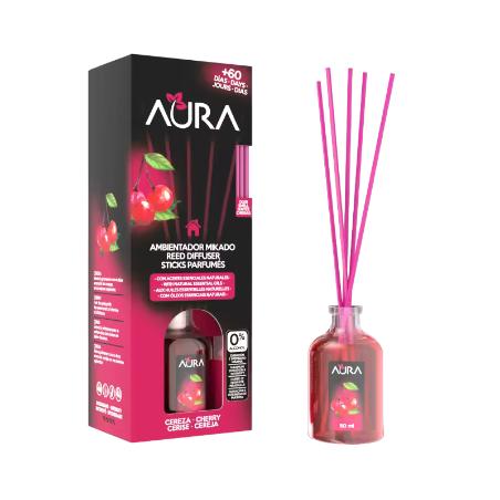 AMBIENTADOR MIKADO AURA CEREZA 50 ML.