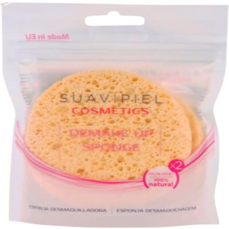 ESPONJA DESMAQUILLADORA SUAVIPIEL PACK-2 UNIDADES