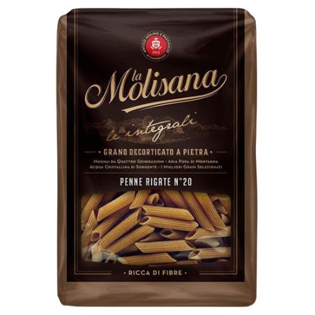 MACARRONES INTEGRAL PENNE RIGATE MOLISANA B/500GR