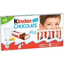 KINDER BARRITA CHOCOLATE PAQ/8 UD