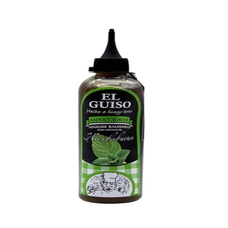 VINAGRE CREMA BALSAMICO AR.HIERBABUENA GUISO 250ML