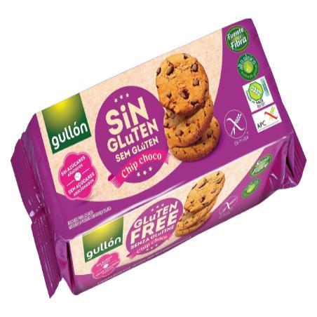 GALLETAS GULLON CHIP CHOCO S/GLUTEN (LILA) P/130 G