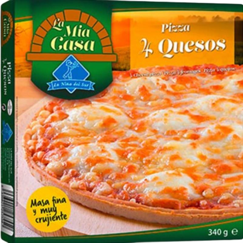 PIZZA  CONG. 4 QUESOS LA MIA CASA C/340 GR