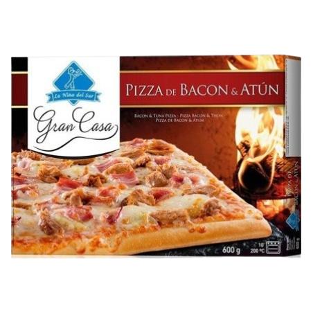 PIZZA  CONG.RECT-35X42 G.CASA BACON/ATUN 600GR