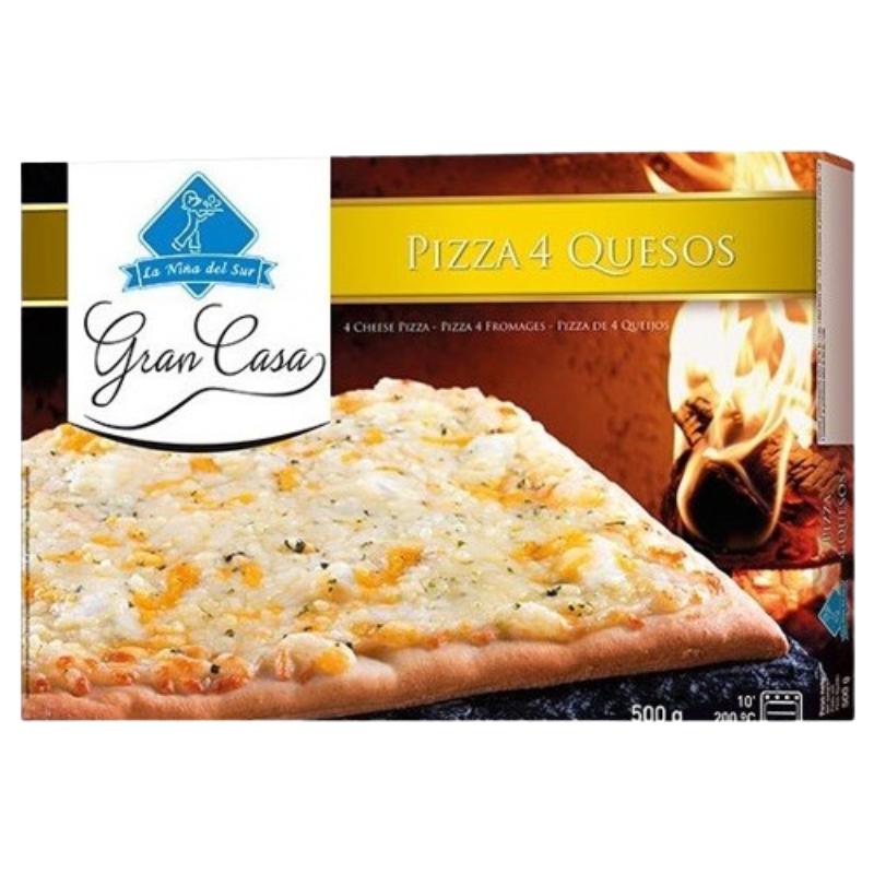 PIZZA  CONG.RECT-35X42 G.CASA 4 QUESOS 500GR