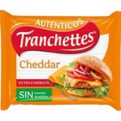 QUESO LONCHA TRANCHETTES CHEDDAR PAQ/8 UDS (150GR)