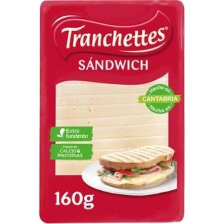 QUESO LONCHA TRANCHETTES SANDWICH P/160GR