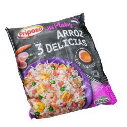 ARROZ 3 DELICIAS CONG. FRIPOZO C/67188 B/500 GR
