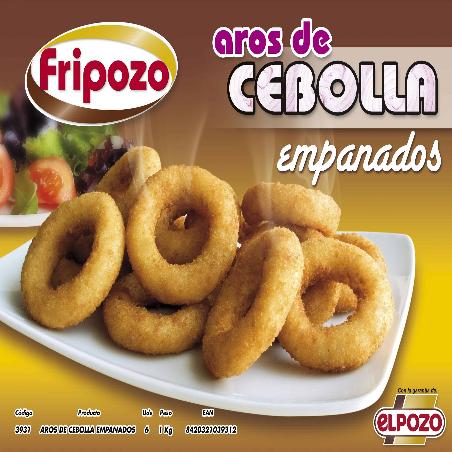 AROS DE CEBOLLA EMPANADO  C/3931 FRIPOZO B/1.KG
