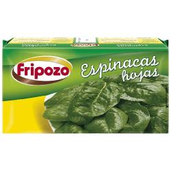 ESPINACAS CONG. HOJAS FRIPOZO C/1147 BOLSA/400.GR.