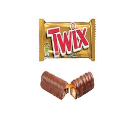 CHOCOLATE TWIX RELLENO CARAMELO BARRITA 2X25 GR