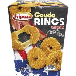AROS DE GOUDA KINGS Y BACON C/69135  FRIPOZO 250GR
