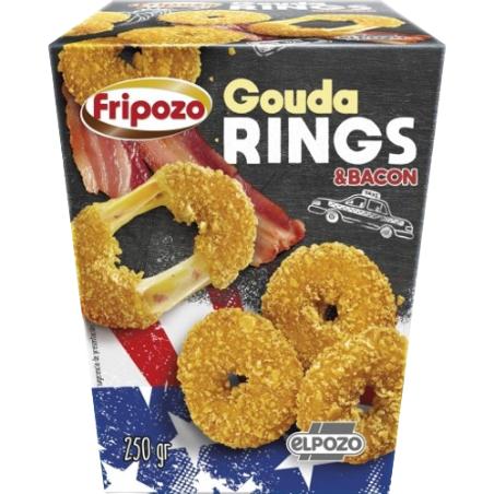 AROS DE GOUDA KINGS Y BACON C/69135  FRIPOZO 250GR