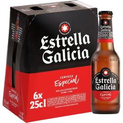 CERVEZA E.GALICIA ESPECIAL 5.5% PACK/6 B/25CL