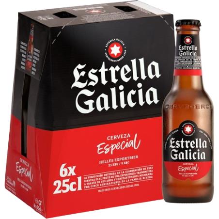 CERVEZA E.GALICIA ESPECIAL 5.5% PACK/6 B/25CL