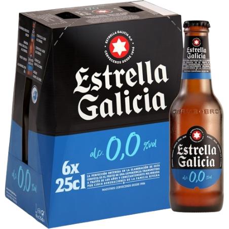 CERVEZA E.GALICIA 0,0%ALCOHOL PACK-6 BOTELLIN25 CL