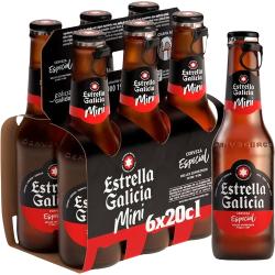 CERVEZA E.GALICIA ESPECIAL(MINI) 5.5% P/6 B/20CL