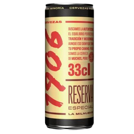 CERVEZA E.GALICIA RVA ESP.1906 6.5% LATA/33CL X UD