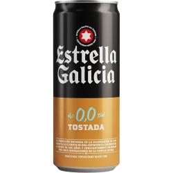 CERVEZA E.GALICIA 0,0%TOSTADA LATA 33CL (SUELTA)