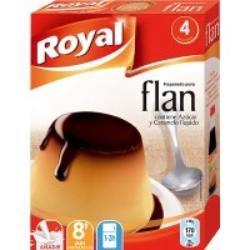 FLAN ROYAL AZUCAR Y CARAMELO EST/4 RACIONES