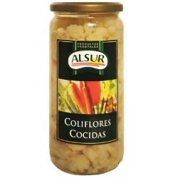 COLIFLOR COCIDA ALSUR TARRO CRISTAL 660 GR