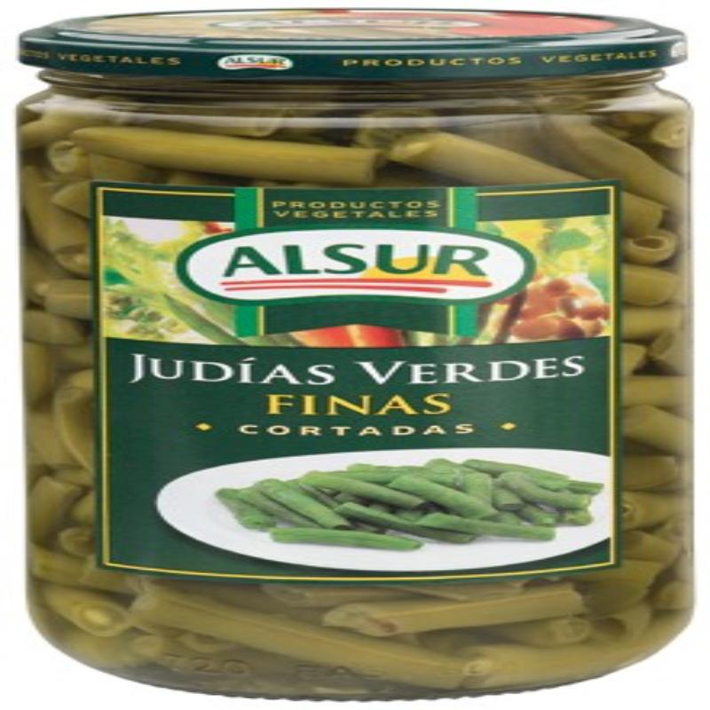 JUDIA VERDE FINA ALSUR TARRO CRISTAL 660 GR