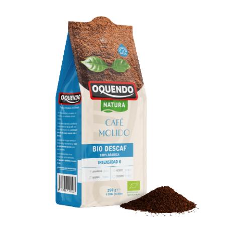 DESCAFEINADO OQUENDO BIO MOLIDO 100%ARABI  P/250GR