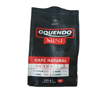 CAFE OQUENDO MOLIDO NATURAL P/125GR
